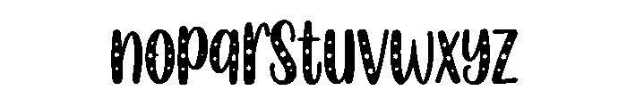 Twinklix Font LOWERCASE