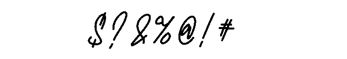 Twinlady Font OTHER CHARS