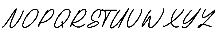 Twinlady Font UPPERCASE