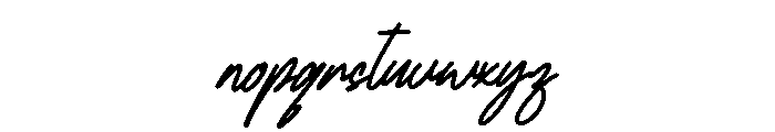 Twinlady Font LOWERCASE