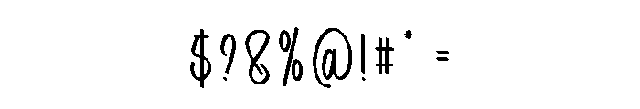Twins Designer Font OTHER CHARS