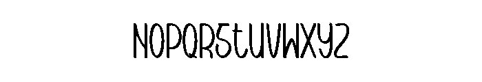 Twins Designer Font LOWERCASE