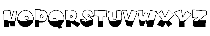 TwirlTone-Flip Font UPPERCASE