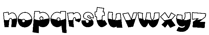 TwirlTone-Flip Font LOWERCASE