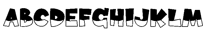 TwirlTone-Flop Font UPPERCASE