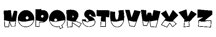 TwirlTone-Flop Font UPPERCASE