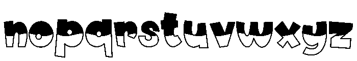 TwirlTone-Flop Font LOWERCASE