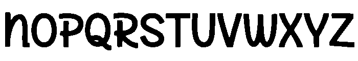 Twist Bold Font LOWERCASE