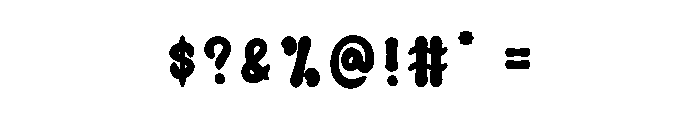 Twisted Mindset Font OTHER CHARS