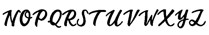 Twistoria Script Font UPPERCASE