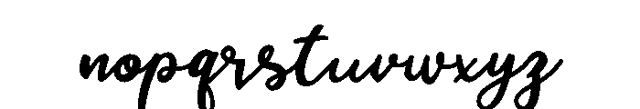 Twistoria Script Font LOWERCASE