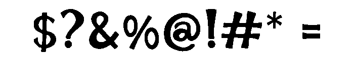 Twistoria Font OTHER CHARS
