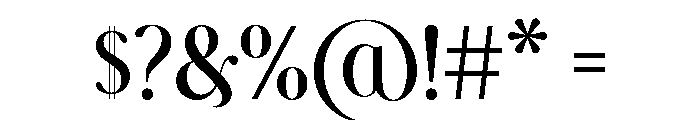 Twoswash Regular Font OTHER CHARS