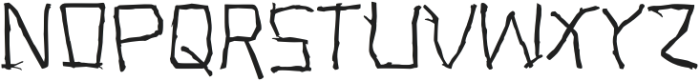 TWIGS 4 kids Andererseits otf (400) Font LOWERCASE