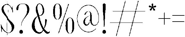 TWIST Regular otf (400) Font OTHER CHARS