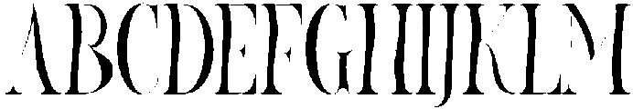 TWIST Regular otf (400) Font UPPERCASE