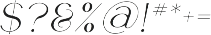Tweedle Italic otf (400) Font OTHER CHARS
