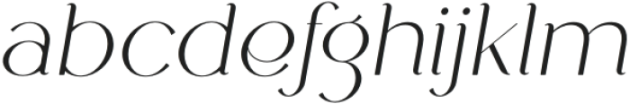 Tweedle Italic otf (400) Font LOWERCASE