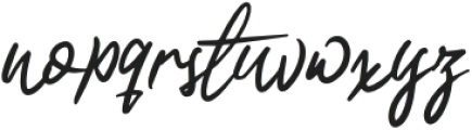 Twicy Regular otf (400) Font LOWERCASE