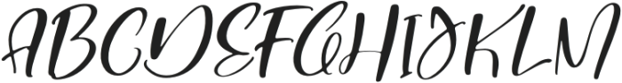 Twilight Heaven Italic otf (300) Font UPPERCASE