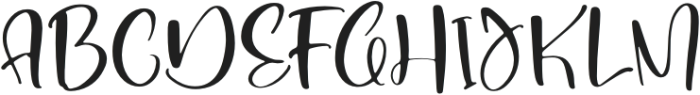 Twilight Heaven otf (300) Font UPPERCASE