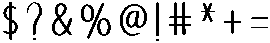 Twilight Regular otf (300) Font OTHER CHARS