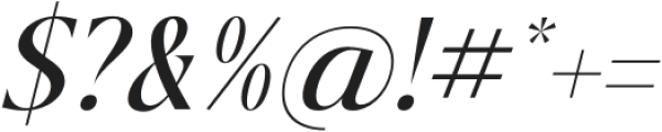 Twilight Vintage Italic otf (300) Font OTHER CHARS