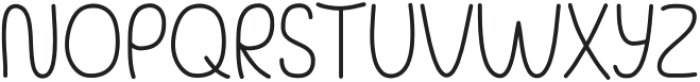 Twinkiewish Regular otf (400) Font UPPERCASE