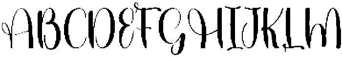 Twinkle Birthday Regular otf (400) Font UPPERCASE