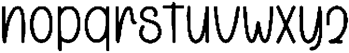 Twinkle Heart Regular otf (400) Font LOWERCASE