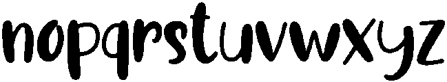 Twinkle Regular otf (400) Font LOWERCASE