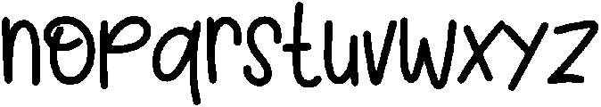 Twinkle Regular otf (400) Font LOWERCASE