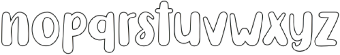 Twinkle Star Outline otf (400) Font LOWERCASE