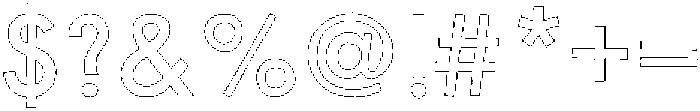 Twinkle Trace Medium otf (500) Font OTHER CHARS