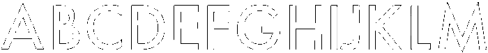 Twinkle Trace Medium otf (500) Font UPPERCASE