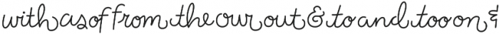 Twinkle the Star Catchwords otf (400) Font LOWERCASE
