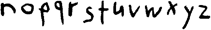 Twirlywafflegoo Regular otf (400) Font LOWERCASE