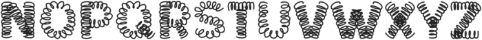 Twist n Whirl Regular otf (400) Font UPPERCASE