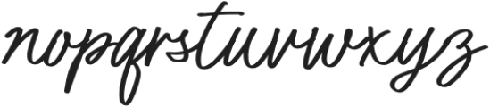 Twisted Author Light otf (300) Font LOWERCASE