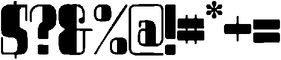 Twisted-Regular otf (400) Font OTHER CHARS
