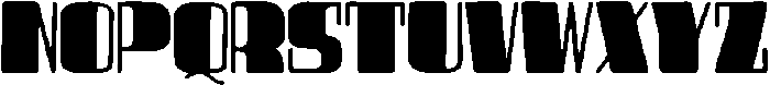 Twisted-Regular otf (400) Font LOWERCASE