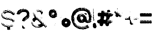 Twisted Rope Bitmaps otf (400) Font OTHER CHARS