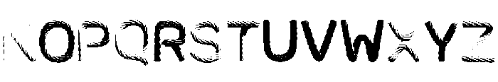 Twisted Rope Bitmaps otf (400) Font LOWERCASE
