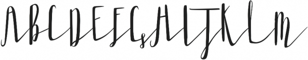 Twisted Willow otf (400) Font UPPERCASE