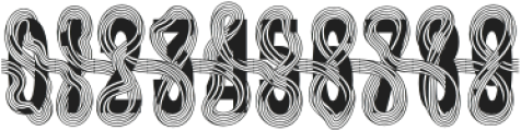TwistedRibbon-Regular otf (400) Font OTHER CHARS