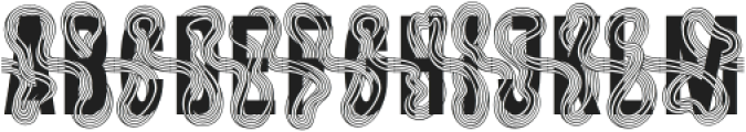 TwistedRibbon-Regular otf (400) Font UPPERCASE