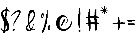 Twister otf (400) Font OTHER CHARS
