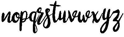 Twister otf (400) Font LOWERCASE