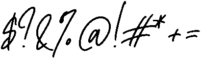 Twister otf (400) Font OTHER CHARS