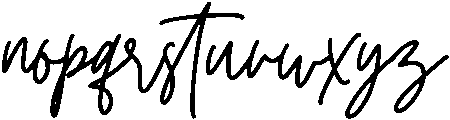 Twister otf (400) Font LOWERCASE